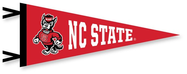 Mascot-NC State-Pennant